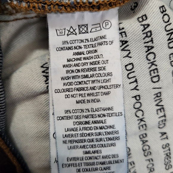 French Connection Women's Slim Fit Jeans Dark Blue Sz 28 - Picture 7 of 7